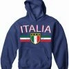 Bewild Italia Vintage Shield International Mens Hoodie Nationality & Ethnic