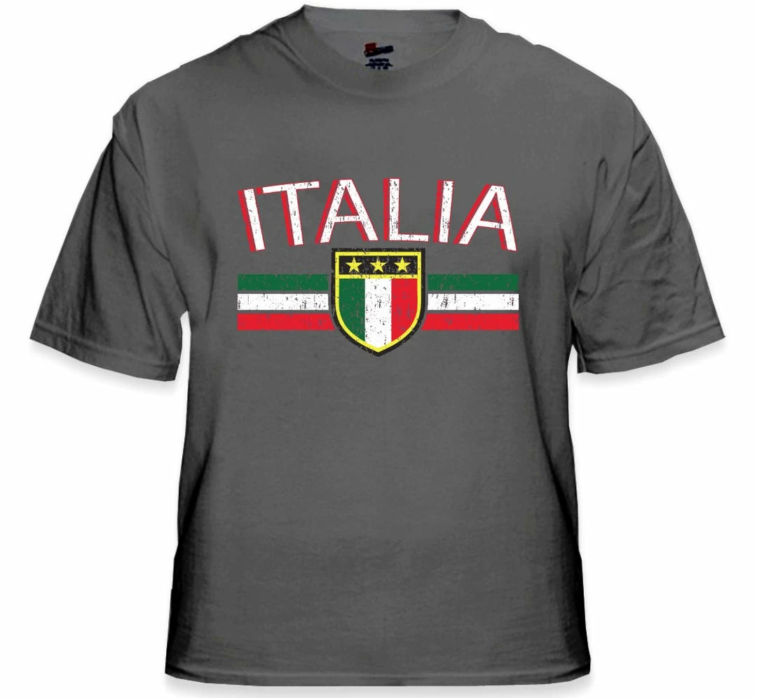Bewild Italia Vintage Shield International Mens T-Shirt 6 Bewild Italia Vintage Shield International Mens T-Shirt