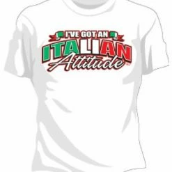 Bewild Nationality & Ethnic Italian Attitude Girls T-Shirt