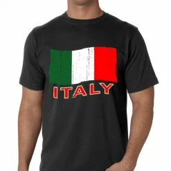 Bewild Nationality & Ethnic Italy Vintage Flag Men's T-Shirt 14 Bewild Nationality & Ethnic Italy Vintage Flag Men's T-Shirt