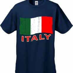 Bewild Nationality & Ethnic Italy Vintage Flag Men's T-Shirt 19 Bewild Nationality & Ethnic Italy Vintage Flag Men's T-Shirt