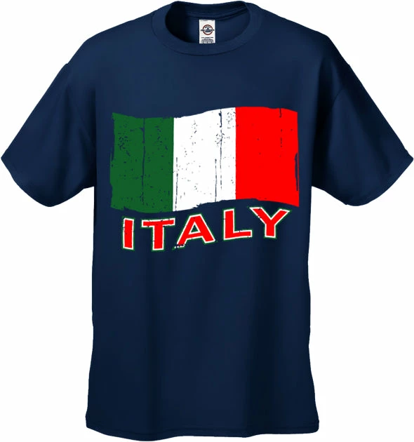 Bewild Nationality & Ethnic Italy Vintage Flag Men's T-Shirt 10 Bewild Nationality & Ethnic Italy Vintage Flag Men's T-Shirt