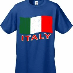 Bewild Nationality & Ethnic Italy Vintage Flag Men's T-Shirt 20 Bewild Nationality & Ethnic Italy Vintage Flag Men's T-Shirt