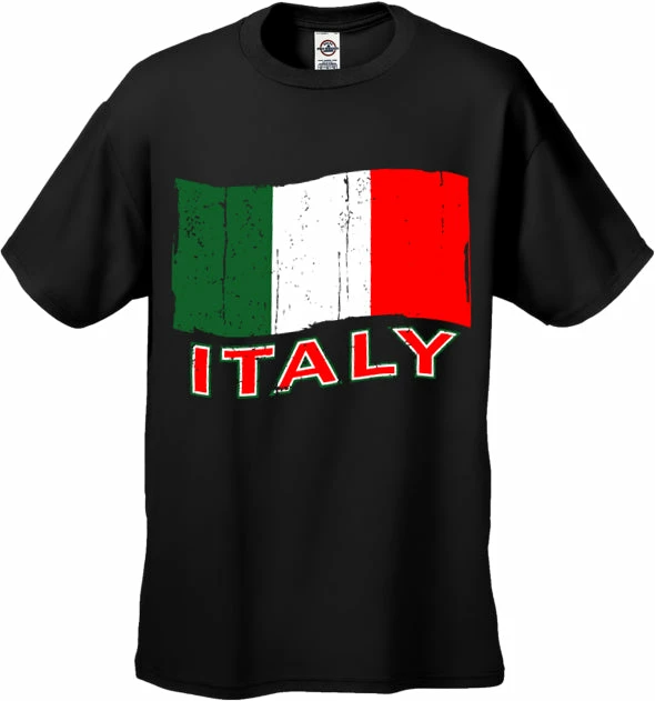 Bewild Nationality & Ethnic Italy Vintage Flag Men's T-Shirt 4 Bewild Nationality & Ethnic Italy Vintage Flag Men's T-Shirt