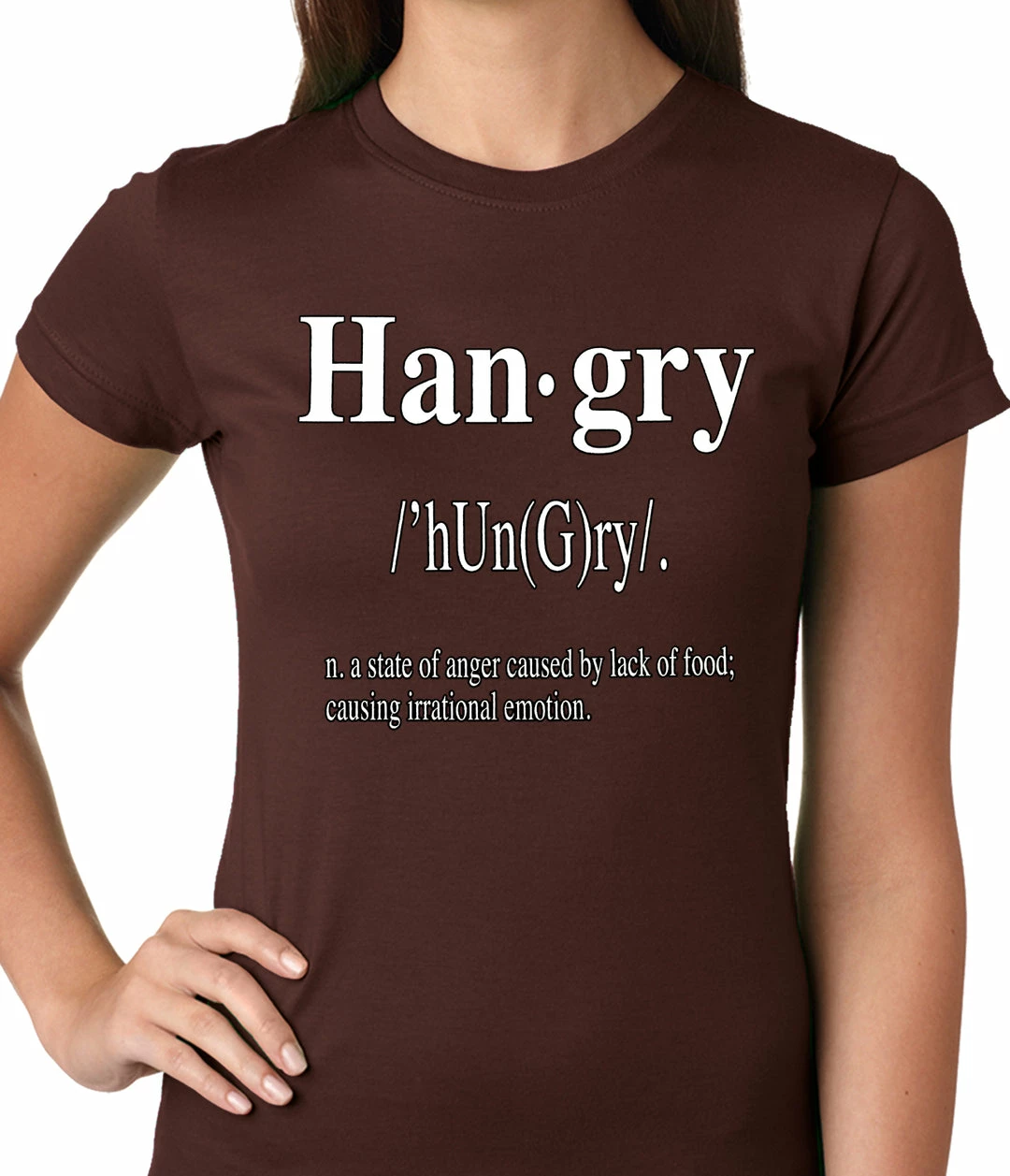 Bewild Hangry Definition Ladies T-shirt 5 Bewild Hangry Definition Ladies T-shirt