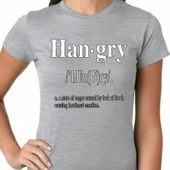 Bewild Hangry Definition Ladies T-shirt