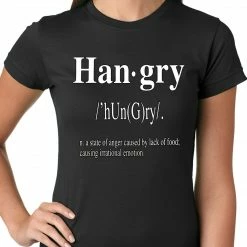 Bewild Hangry Definition Ladies T-shirt