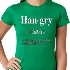 Bewild Hangry Definition Ladies T-shirt 17 Bewild Hangry Definition Ladies T-shirt