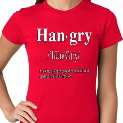 Bewild Hangry Definition Ladies T-shirt 20 Bewild Hangry Definition Ladies T-shirt