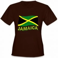 Bewild Jamaica Vintage Flag Girl's T-Shirt