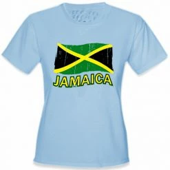 Bewild Jamaica Vintage Flag Girl's T-Shirt