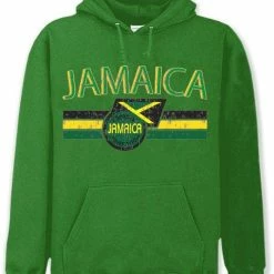 Bewild Jamaica Vintage Shield International Hoodie Nationality & Ethnic