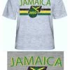 Bewild Jamaica Vintage Shield International Mens T-Shirt Nationality & Ethnic