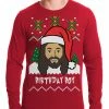 Bewild Holiday Prints Jesus - Birthday Boy - Ugly Christmas Thermal Shirt 1 Bewild Holiday Prints Jesus - Birthday Boy - Ugly Christmas Thermal Shirt