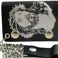 Bewild Wallets & Chains Jesus Christ Genuine Leather Chain Wallet 10 Bewild Wallets & Chains Jesus Christ Genuine Leather Chain Wallet