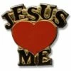 Bewild Lapel Pins Jesus Loves Me Lapel Pin