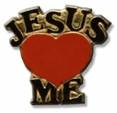 Bewild Lapel Pins Jesus Loves Me Lapel Pin