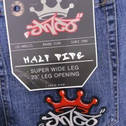 Bewild JNCO Jeans - JNCO Half Pipes Jeans (Stone Wash)