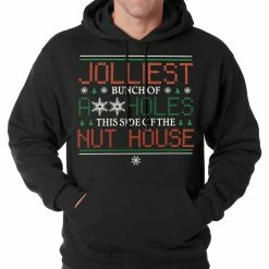 Bewild Jolliest A**holes Adult Hoodie Holiday Prints