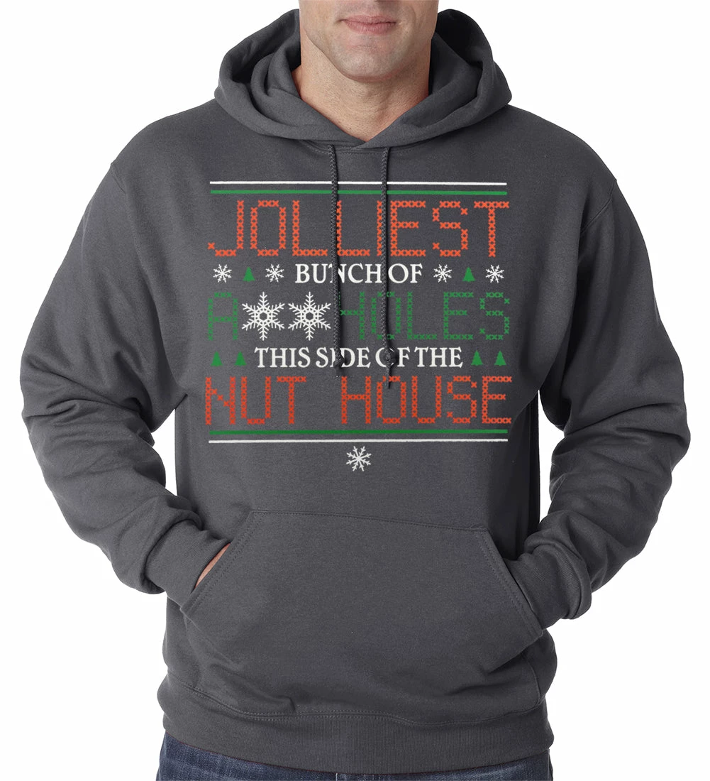 Bewild Jolliest A**holes Adult Hoodie Holiday Prints 5 Bewild Jolliest A**holes Adult Hoodie Holiday Prints