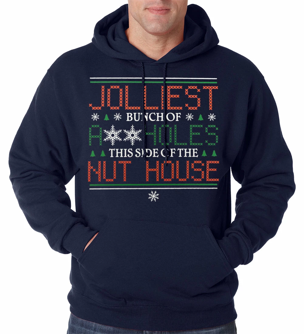 Bewild Jolliest A**holes Adult Hoodie Holiday Prints 7 Bewild Jolliest A**holes Adult Hoodie Holiday Prints