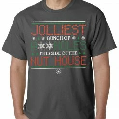 Bewild Jolliest A**holes Mens T-shirt Holiday Prints