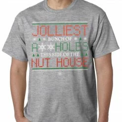 Bewild Jolliest A**holes Mens T-shirt Holiday Prints