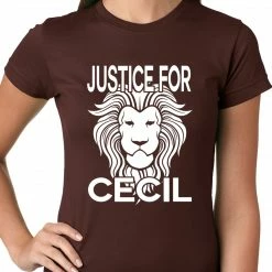 Bewild Justice For Cecil The Lion Ladies T-shirt