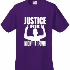 Bewild Justice For Michael Brown Men's T-Shirt Say It Loud
