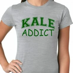 Bewild Cool Funny & Offensive Kale Addict Ladies T-shirt 14 Bewild Cool Funny & Offensive Kale Addict Ladies T-shirt