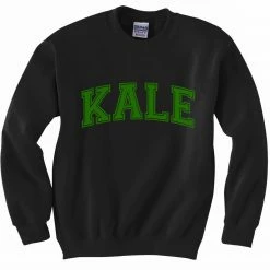 Bewild Cool Funny & Offensive Kale - Kale Crew Neck Sweatshirt