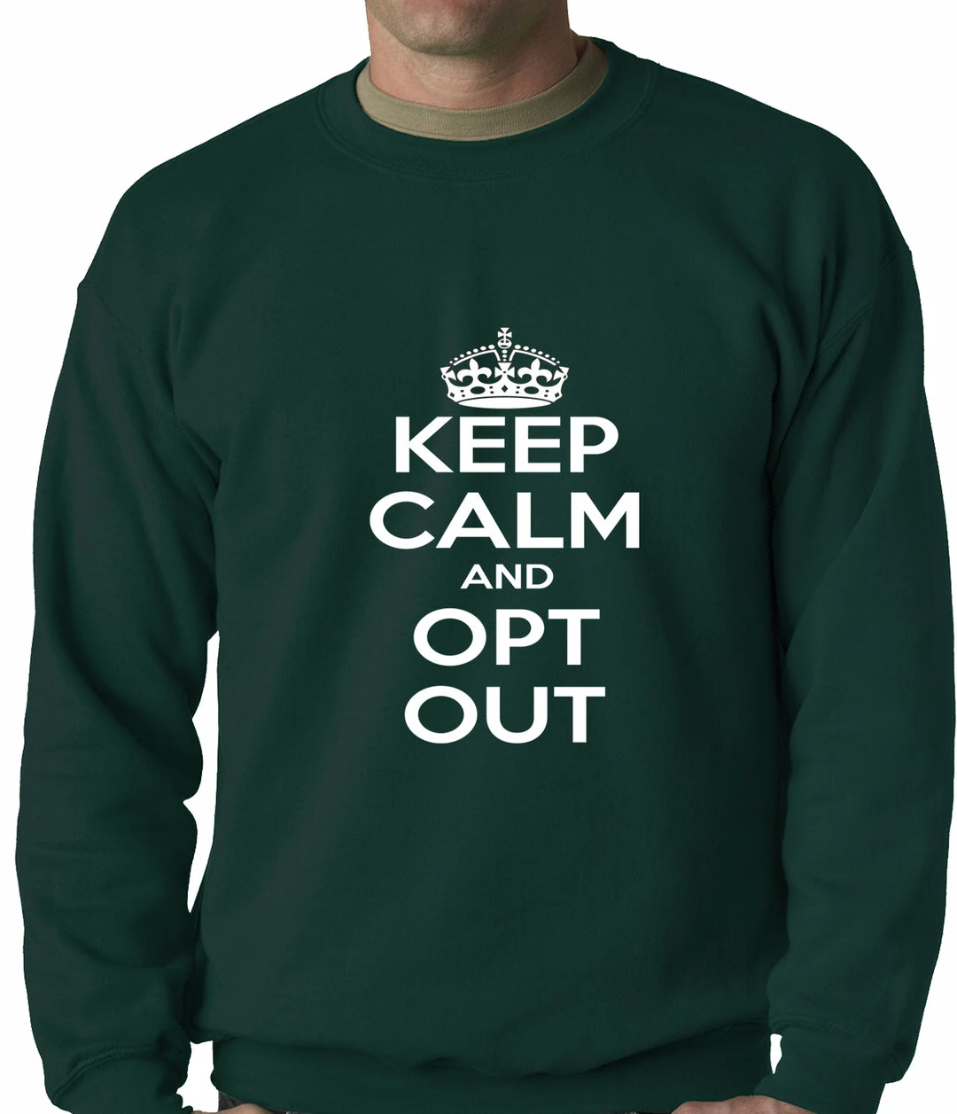 Bewild Keep Calm And Opt Out Of Common Core Adult Crewneck Cool Funny & Offensive 5 Bewild Keep Calm And Opt Out Of Common Core Adult Crewneck Cool Funny & Offensive