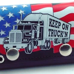 Bewild Wallets & Chains Keep On Truck'n Genuine Leather Chain Wallet