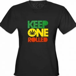 Bewild Keep One Rolled Girl's T-Shirt Cool Funny & Offensive