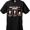 Bewild Kids How To Kill A Zombie T-Shirt Cool Funny & Offensive