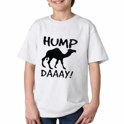 Bewild Cool Funny & Offensive Kids Hump Day Camel T-Shirt