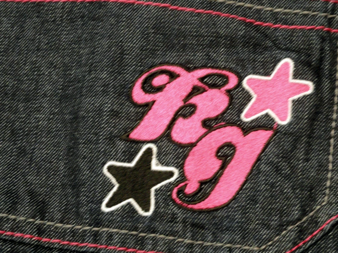 Bewild Kikgirl Jeans - KikGirl 26" Deluxe Wideleg Pants (Black Denim) 8 Bewild Kikgirl Jeans - KikGirl 26" Deluxe Wideleg Pants (Black Denim)