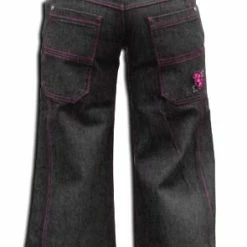 Bewild Kikgirl Jeans - KikGirl 26" Deluxe Wideleg Pants (Black Denim)
