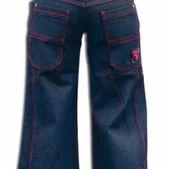 Bewild Kikwear KikGirl Jeans - KikGirl 26" Deluxe Wideleg Pants (Blue Denim)