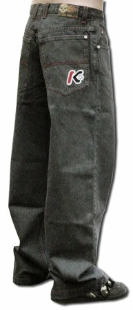 Bewild Kikwear Jeans - Kikwear 23" Black Bull Denim Wash Pants