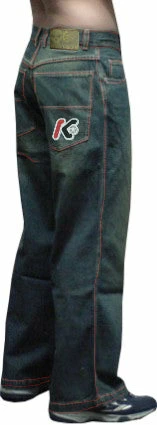 Bewild Kikwear 23" Bottom Antique Wash Vintage Denim Jeans - 28 Inch Waist