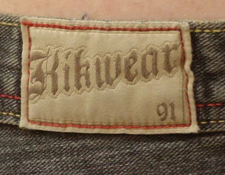 Bewild Kikwear Jeans - Kikwear 26" Deluxe Black Vintage Jeans 7 Bewild Kikwear Jeans - Kikwear 26" Deluxe Black Vintage Jeans