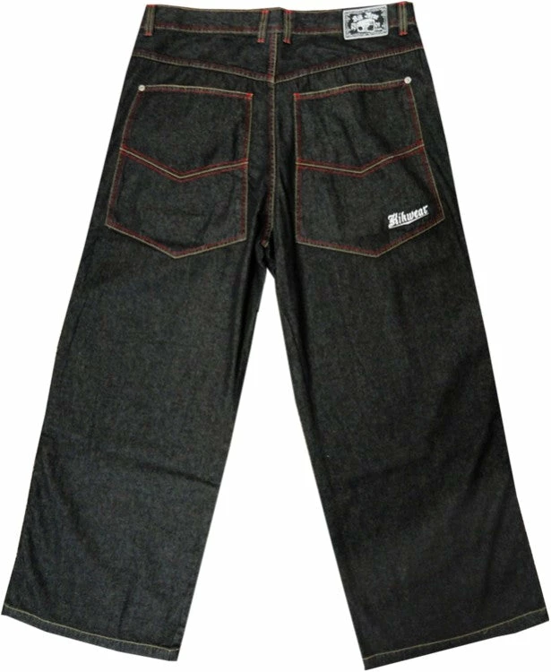 Bewild Kikwear Jeans - Kikwear 26" Deluxe Black Vintage Jeans 9 Bewild Kikwear Jeans - Kikwear 26" Deluxe Black Vintage Jeans