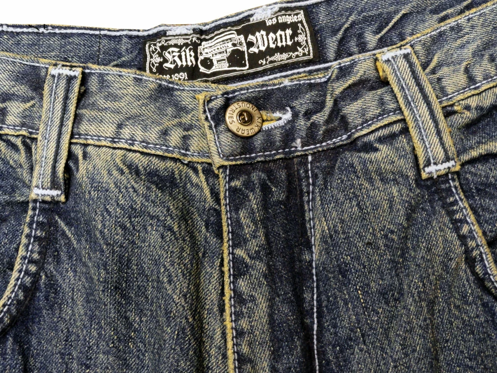Bewild Kikwear Jeans - Kikwear 42" Severe Denim Pants (Vintage) 6 Bewild Kikwear Jeans - Kikwear 42" Severe Denim Pants (Vintage)
