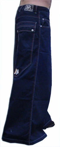 Bewild Kikwear Jeans - Kikwear 42" Severe New Skool Cotton Pants (Dark Blue)