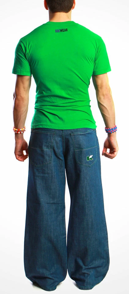 Bewild Kikwear Jeans - Kikwear Blue Denim Epik Chill Pant (23 Inch Bottom) 6 Bewild Kikwear Jeans - Kikwear Blue Denim Epik Chill Pant (23 Inch Bottom)