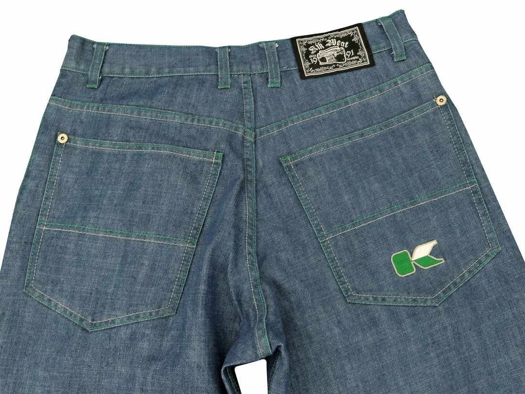 Bewild Kikwear Jeans - Kikwear Blue Denim Epik Chill Pant (23 Inch Bottom) 10 Bewild Kikwear Jeans - Kikwear Blue Denim Epik Chill Pant (23 Inch Bottom)