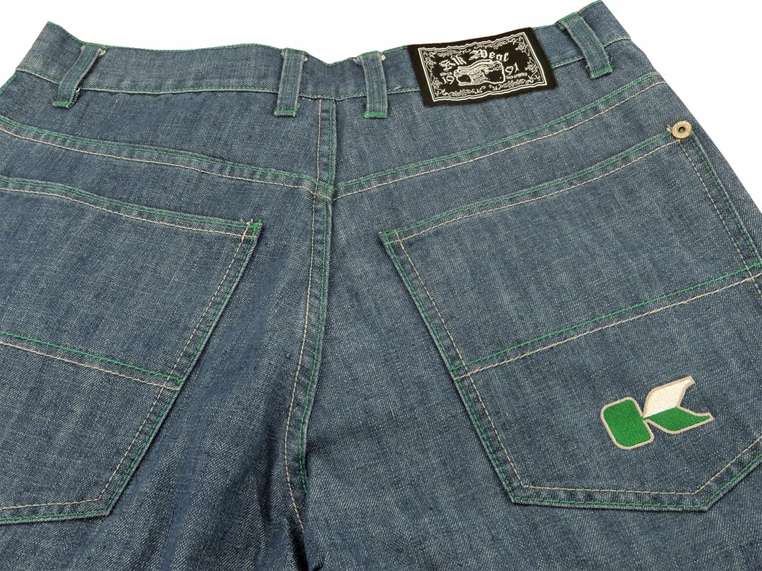 Bewild Kikwear Jeans - Kikwear Blue Denim Epik Chill Pant (23 Inch Bottom) 11 Bewild Kikwear Jeans - Kikwear Blue Denim Epik Chill Pant (23 Inch Bottom)