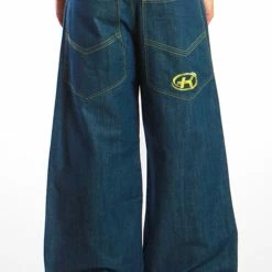 Bewild Kikwear Blue Denim Stash Pocket Supreme Pants (26 Inch Bottom)