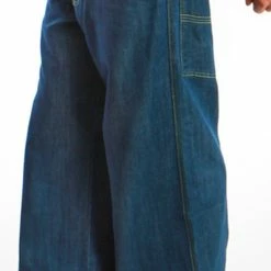 Bewild Kikwear Blue Denim Stash Pocket Supreme Pants (26 Inch Bottom)